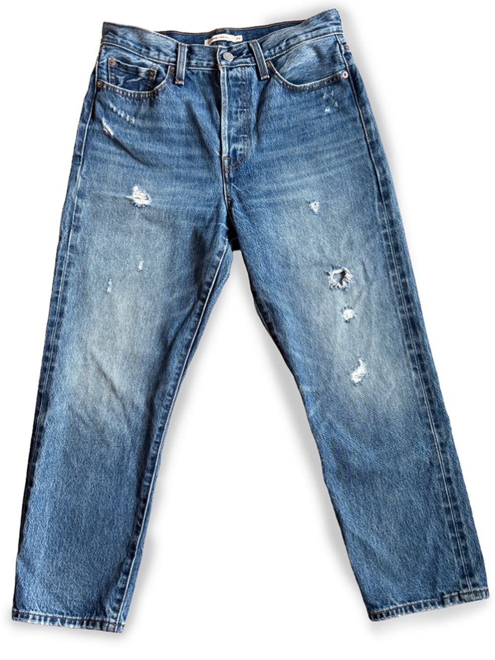 Levi's Wedgie Straight Leg Selvedge Edge Premium Big E Women's 29